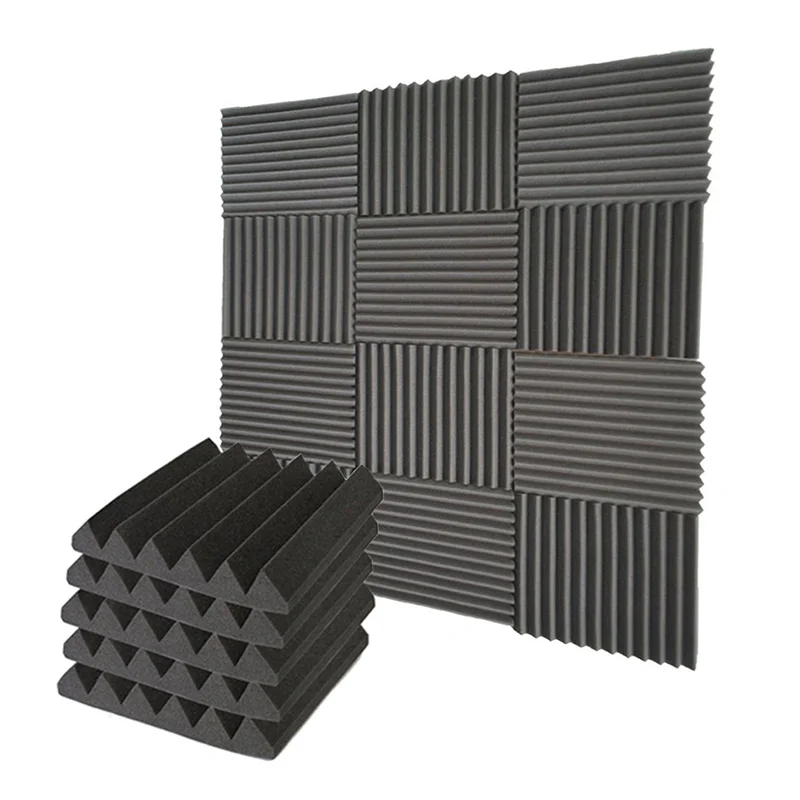 Factory Customizable colorful strong self adhesive Wedge Acoustic  Panel Sound  foam Soundproof Acoustic Foam Ceiling