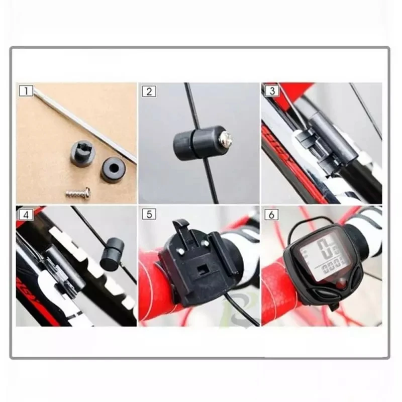 Водонепроницаемый велосипедный компьютер, велосипедный измеритель скорости горного велосипеда, велосипедный Секундомер с ЖК-дисплеем, цифровой одометр