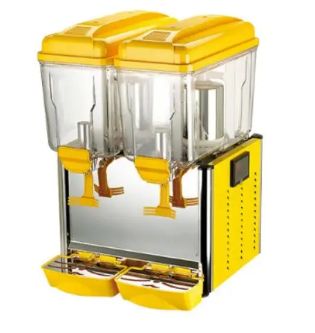 plastic barrel electric commercial 3 tanks fruit juice juicer dispenser machine prices with cooler