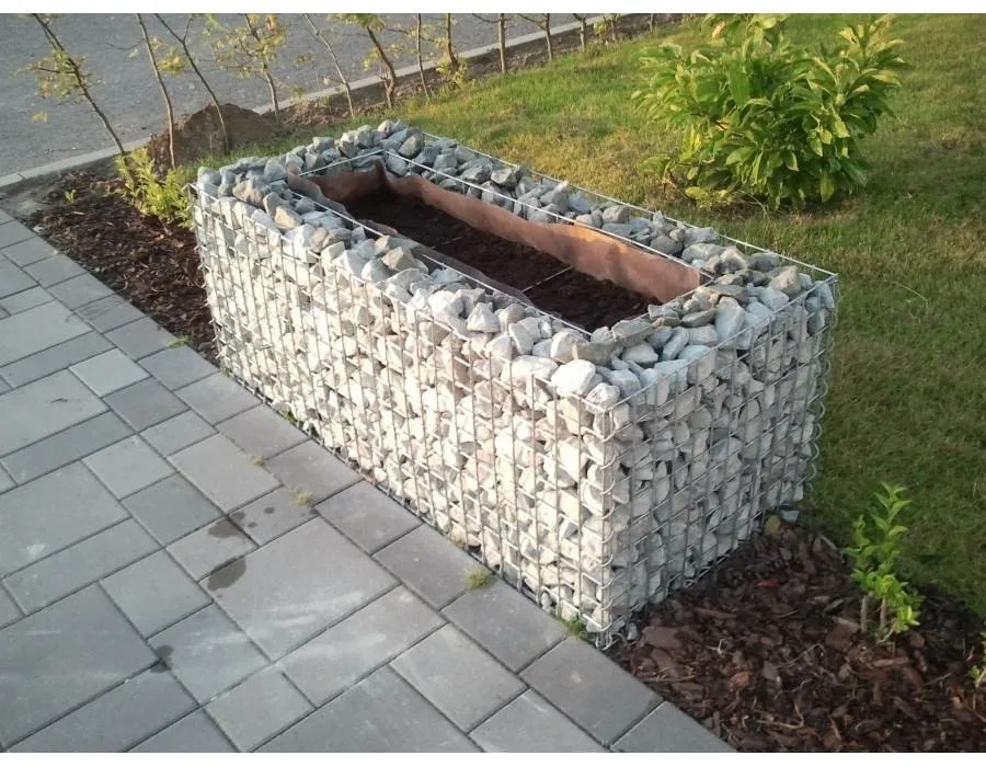 Сварные Габионы/габионный каменный забор 100x80x30 см, сертификация CE