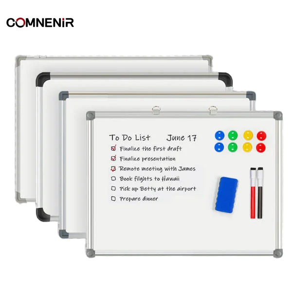 one stop school furniture Modern Professional Lacquered Steel Dry-Erase Magnetic White Board Self-Adhesive Set for Schools