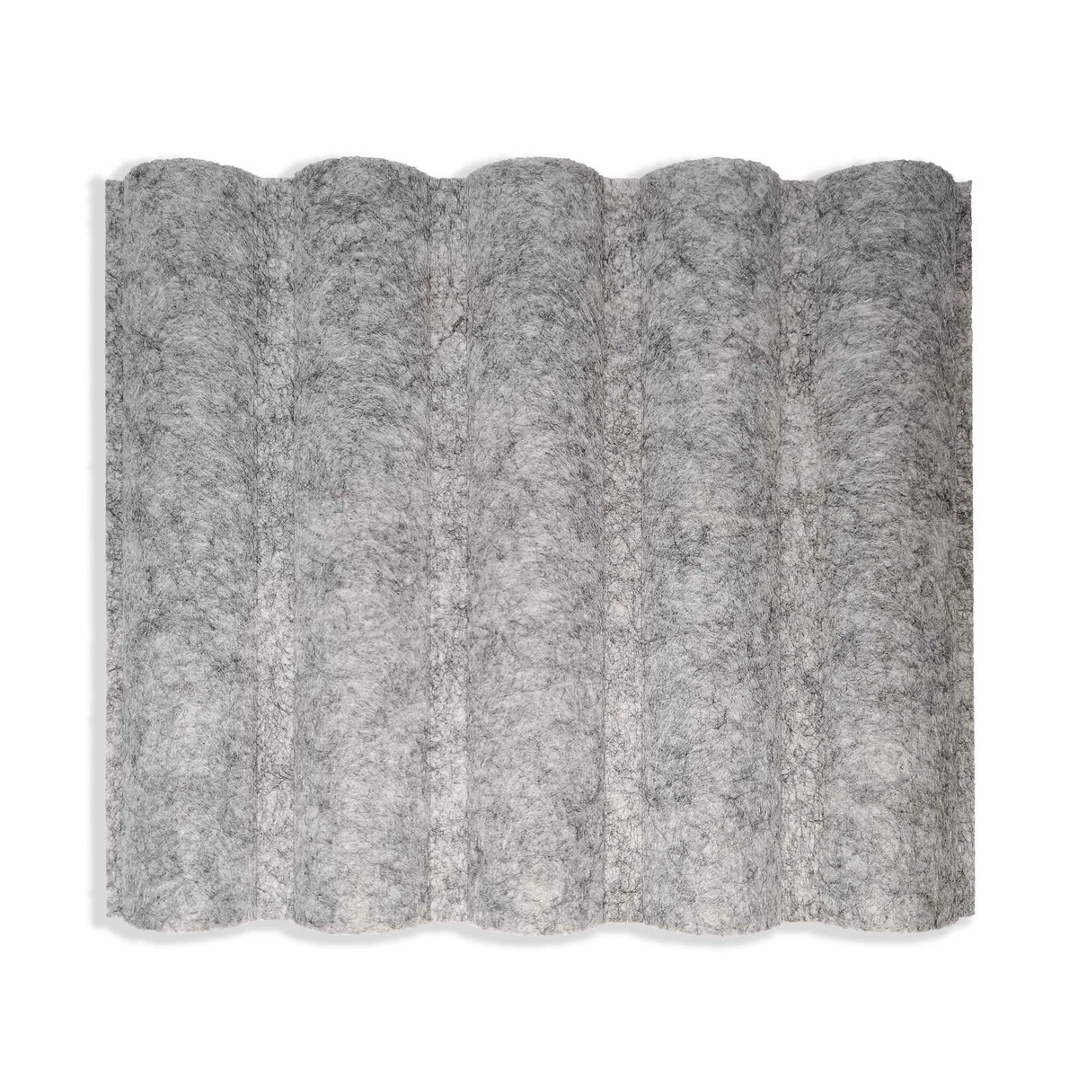 Grey High Density Polyester 3D Acoustic Diffuser Wall Panel