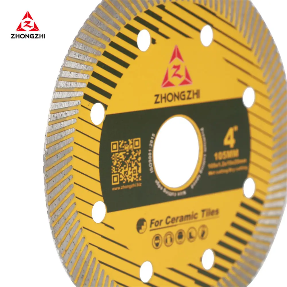 180mm Continuous Rim Tile Diamond Circular Saw Blade Cutting Disc Porcelain Tiles Ceramics