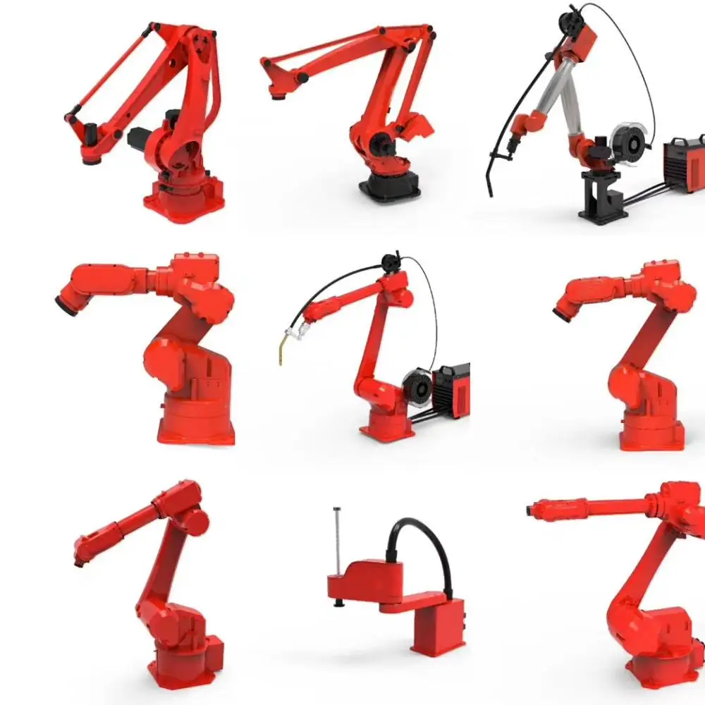 Industrial Robot Cnc Handling 6Dof 6-Axis Aluminum Robotic Arm How To Make A Small Robot
