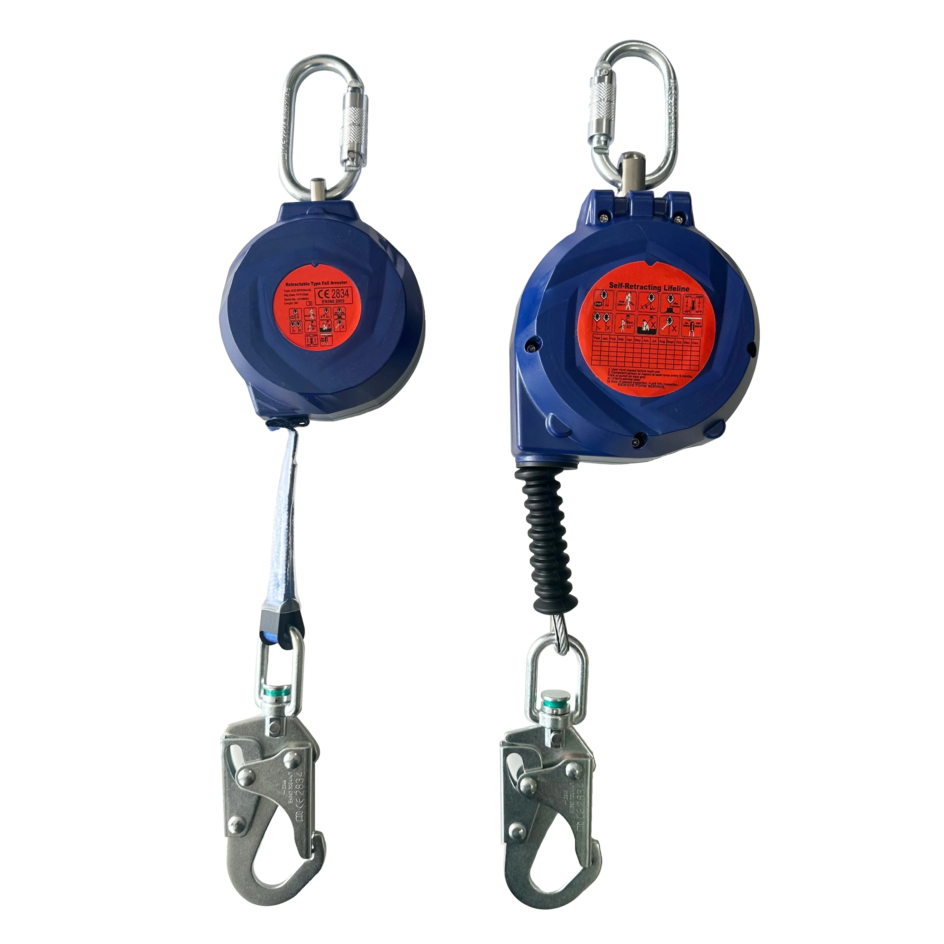 ANT5PPE 3 Meter Self Retracting Lifeline Durable Reliable Safety Solution Retractable Fall Arrester with Snap Hook