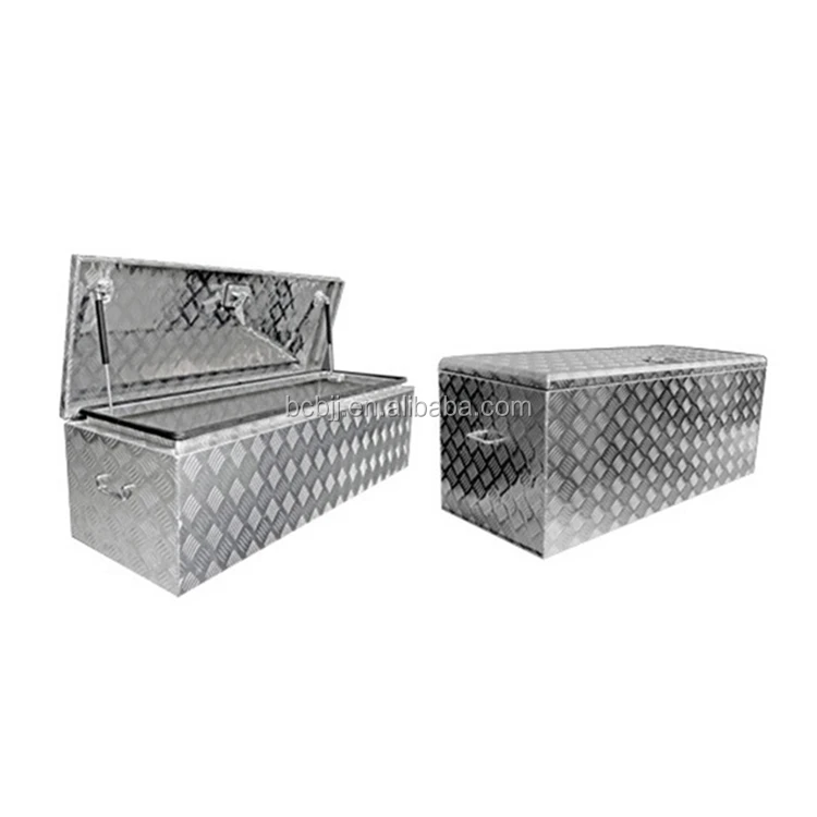 Custom Aluminium Toolbox Top Open Ute Truck Box Sheet Metal Fabrication Tool Storage with Painting and Powder Coating Surface