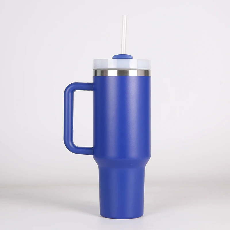 Lead Free Portable Outdoor custom stainless steel 30oz 40oz 50oz tumbler with handle straw cup insulated