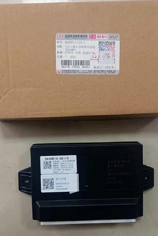 Dongfeng KX KR diesel Engine Electrical Appliances Parts Vehicle Control Unit 24V Vehicle Controller Assembly VECU 3600010-C6115