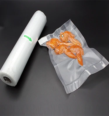 High quality embossed vacuum roll packaging machine for family food packaging storage bags