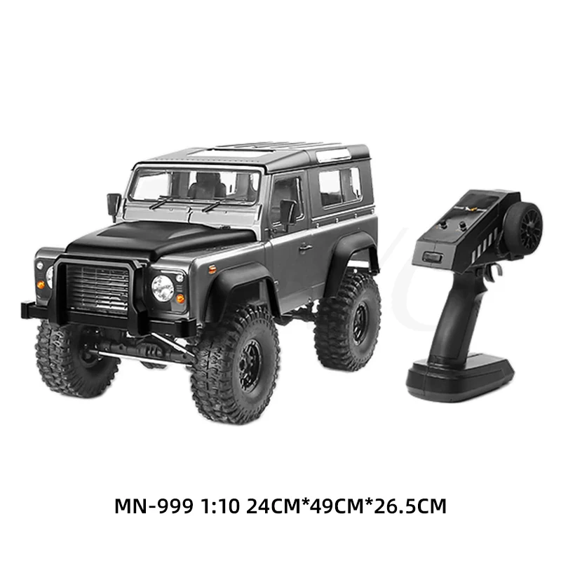 2022 RC Car MN999 RTR 1 10 Scale 4WD Climbing Off-Road RC Car Guard Upgrade Version Turn Signal Model Remote Control Car Toys