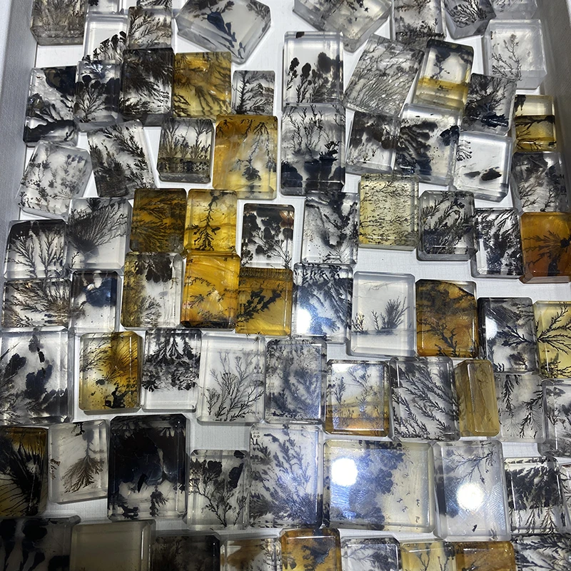 wholesale crystal tree lucky gift of better health natur dendritic Quartz freeform gemstone for making jewelry