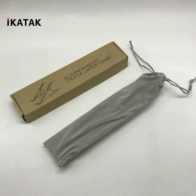 
IKATAK Adjustable Eye-Level Ergonomic Design Aluminum Portable Foldable Laptop Stand 