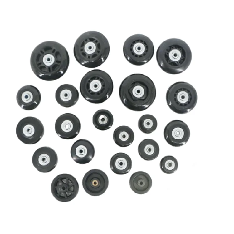 High quality 54*19mm PVC universal accessories wheels for suitcase
