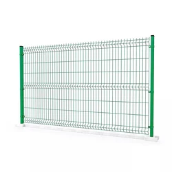 Зеленая сварная проволочная сетка, 3D Складная сварная проволочная сетка, Изогнутая сетка