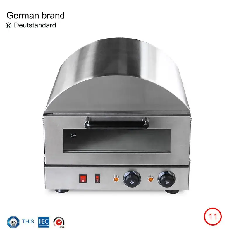 Large capacity Smokeless Toaster Pizza Oven Fast heating Double Layer Commercial Brick Gas Pizza Ovens