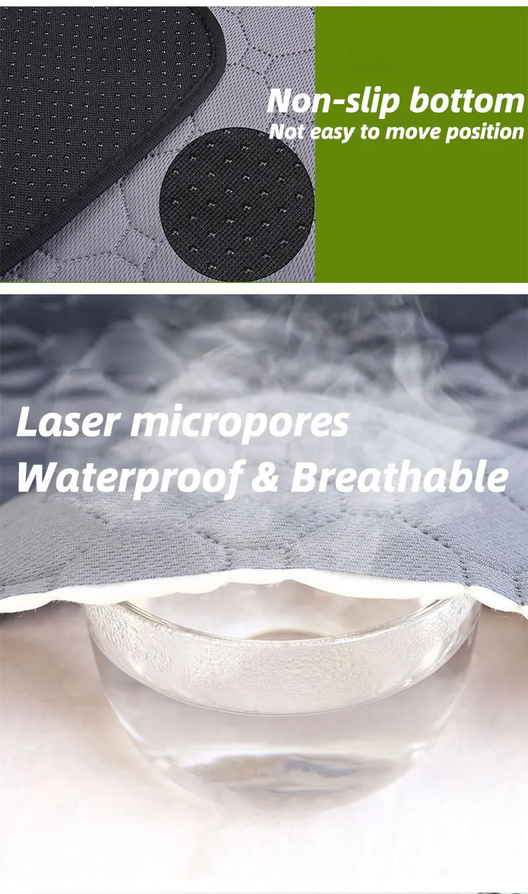 Multi Layer Quick Absorb Waterproof Reusable Washable Pee Training Pet Urine Pad Manufacturer