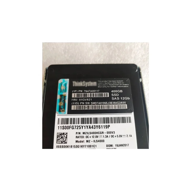 Brand new 01GV821 For LENOVO ThinkSystem 2.5in PM1635a 400GB Mainstream SAS 12Gb Hot Swap SSD