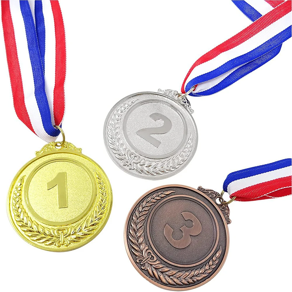 Zinc Alloy 3D Metal Award Gold Silver Medals Race Custom Sports Cheap Medal
