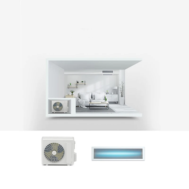 Smart Duct Type Household Central AC Unit Concealed Ducted Air Conditioning