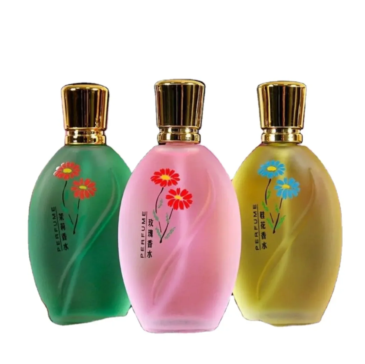 Osmanthus Ladies Perfume Fragrance 5 Smell Body Mist Hot Sell 50ml Eau De Toilette Lasting Rose Perfume