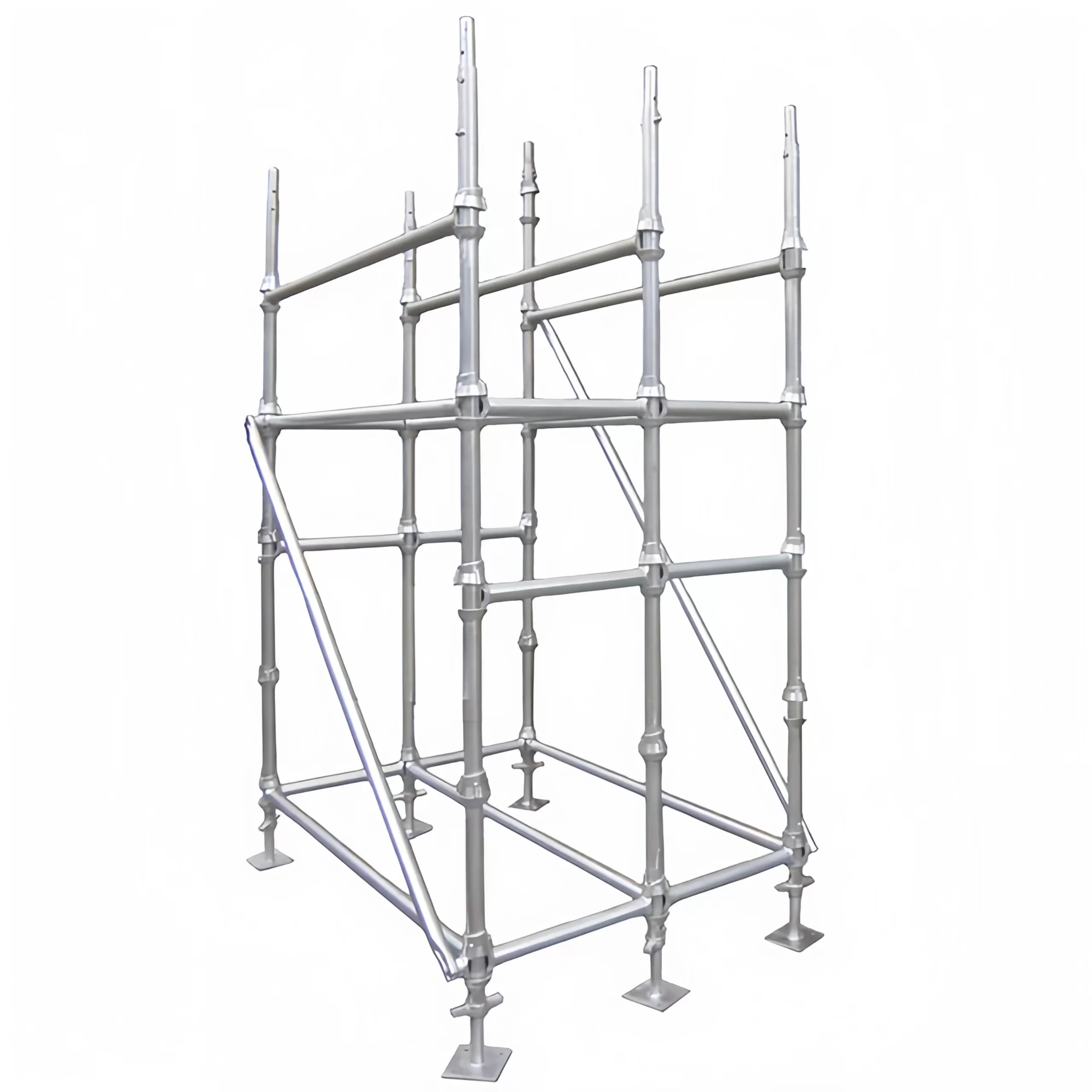 Certified Industrial Design Cuplock Ledger System Q235 Steel Construction Scaffolding 20+ Years HDG Best Quality for Tower Exp