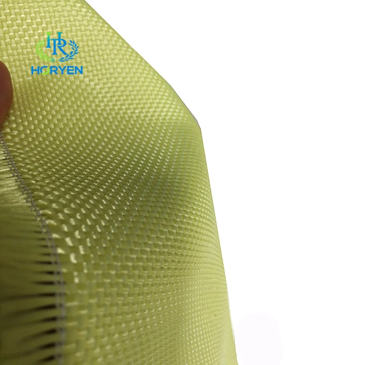 Horyen factory direct 3000D 400g plain para aramid fiber fabric manufacturers