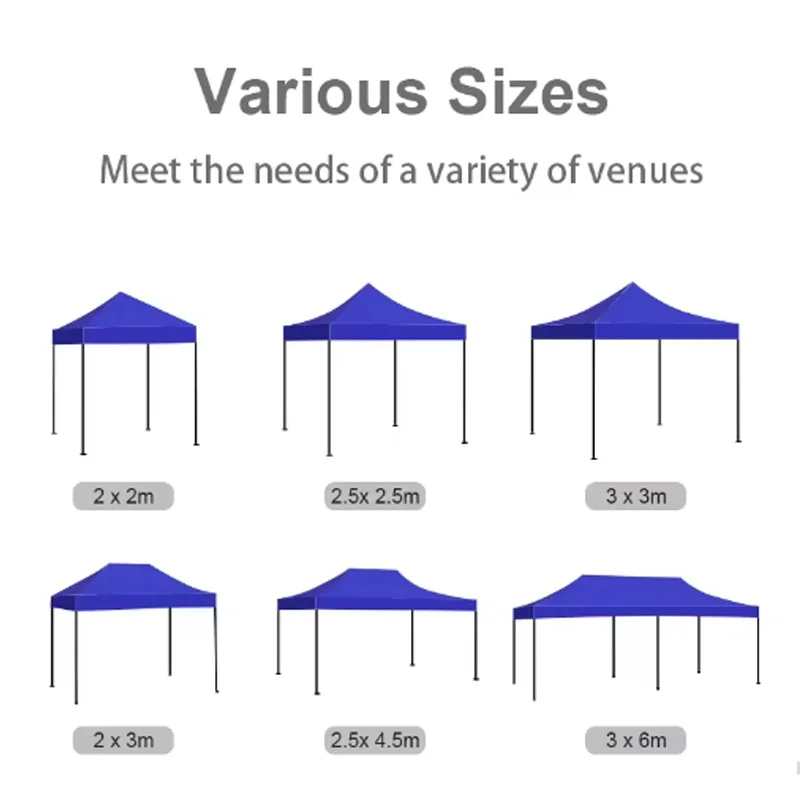 CATC Outdoor Folding Instant Custom Easy Set Up Event Tent 3X4.5m 3x6m Pop Up Aluminium Awning Commercial Tent Trade Show Tent