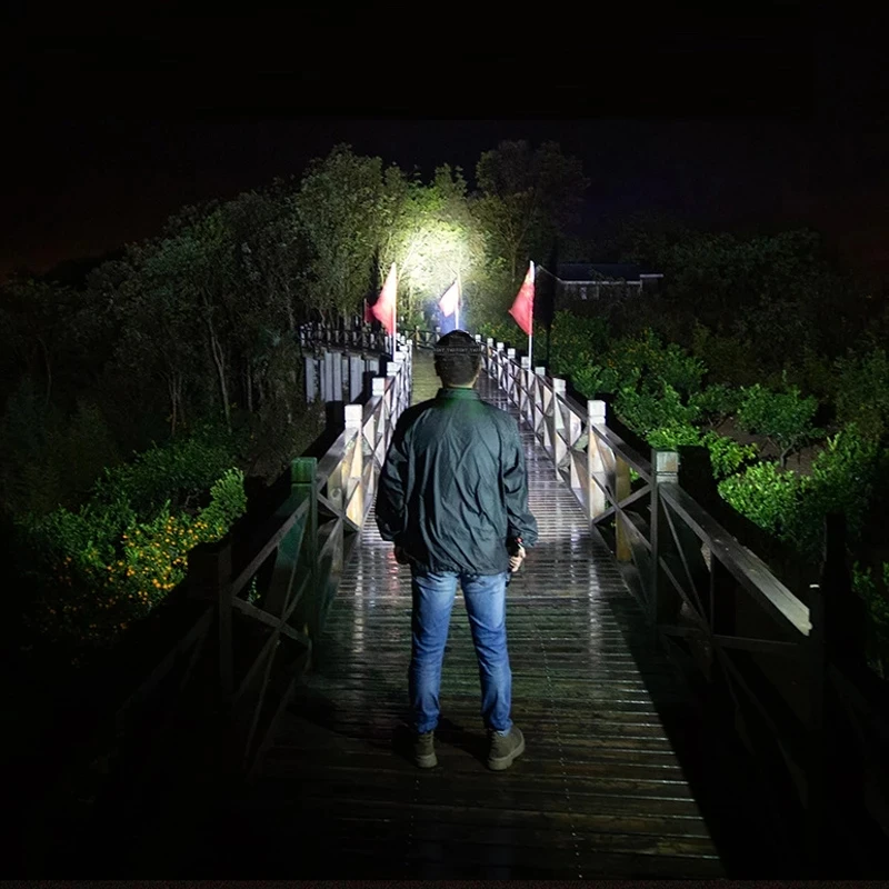 Super Bright Hands-free LED Headlamp Motion Sensor Head Lamp Headlight Torch Built-in Battery Inductive With Portable Box