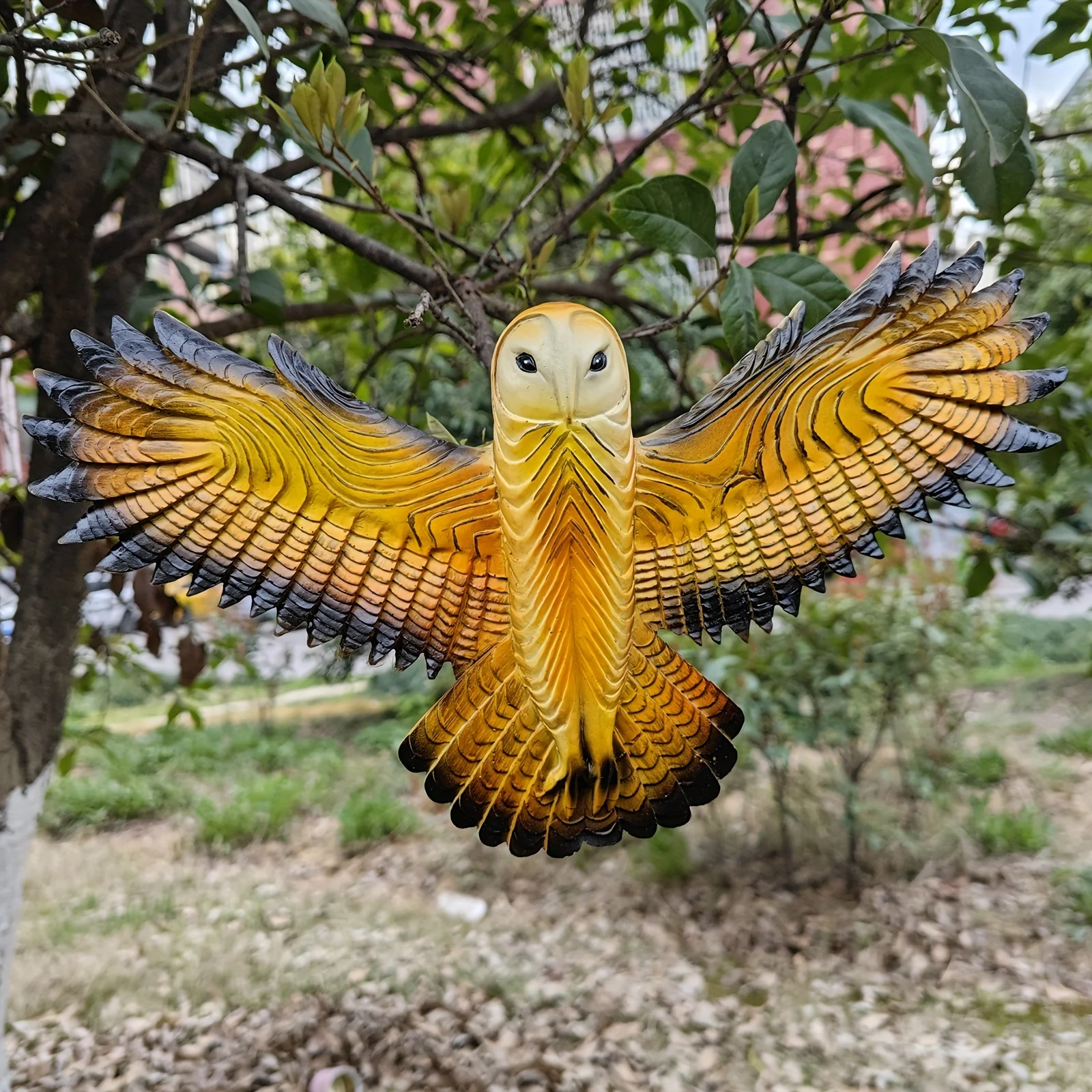 Fengzhi Factory Owl statue Resin crafts Owl sculpture wall hanging home decoration hanging decoration bird model simulation