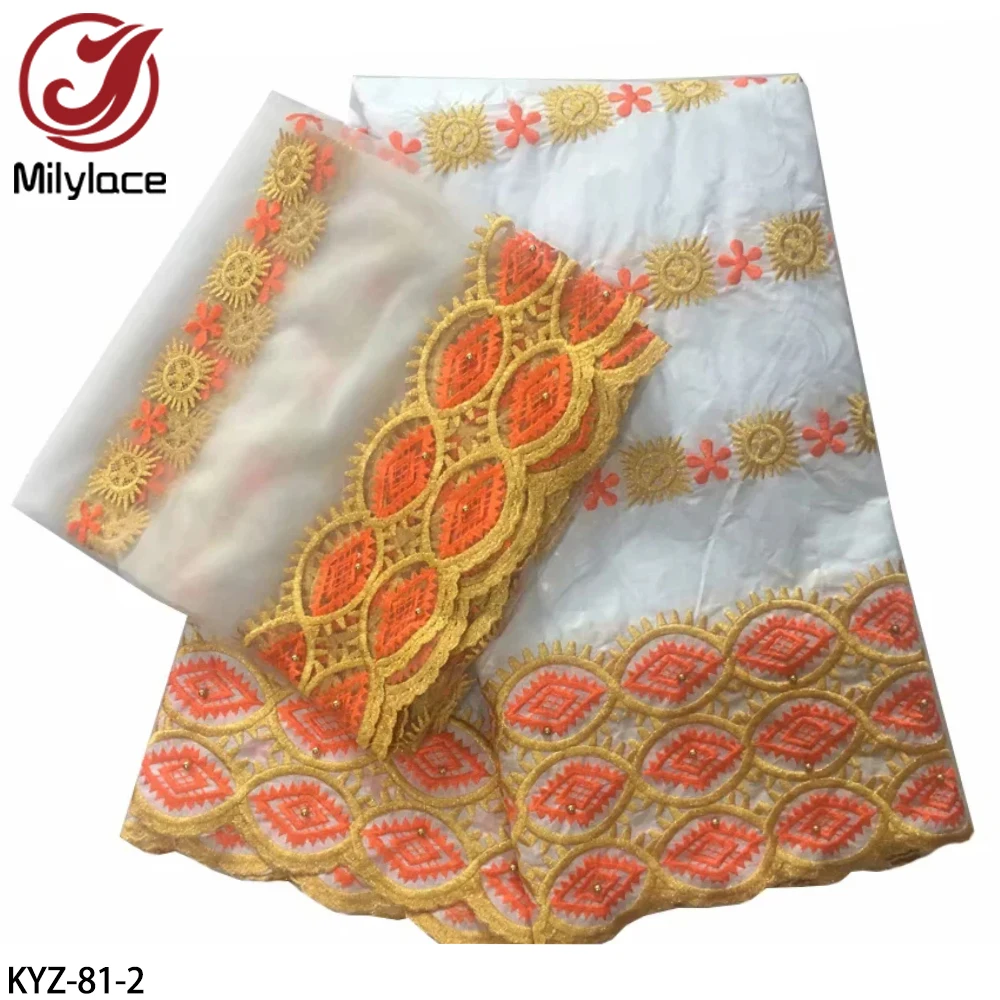 Wholesale Price New Bazin Lace Fabric African Embroidery Guinea Brocade Bazin Fabric For Women Dress