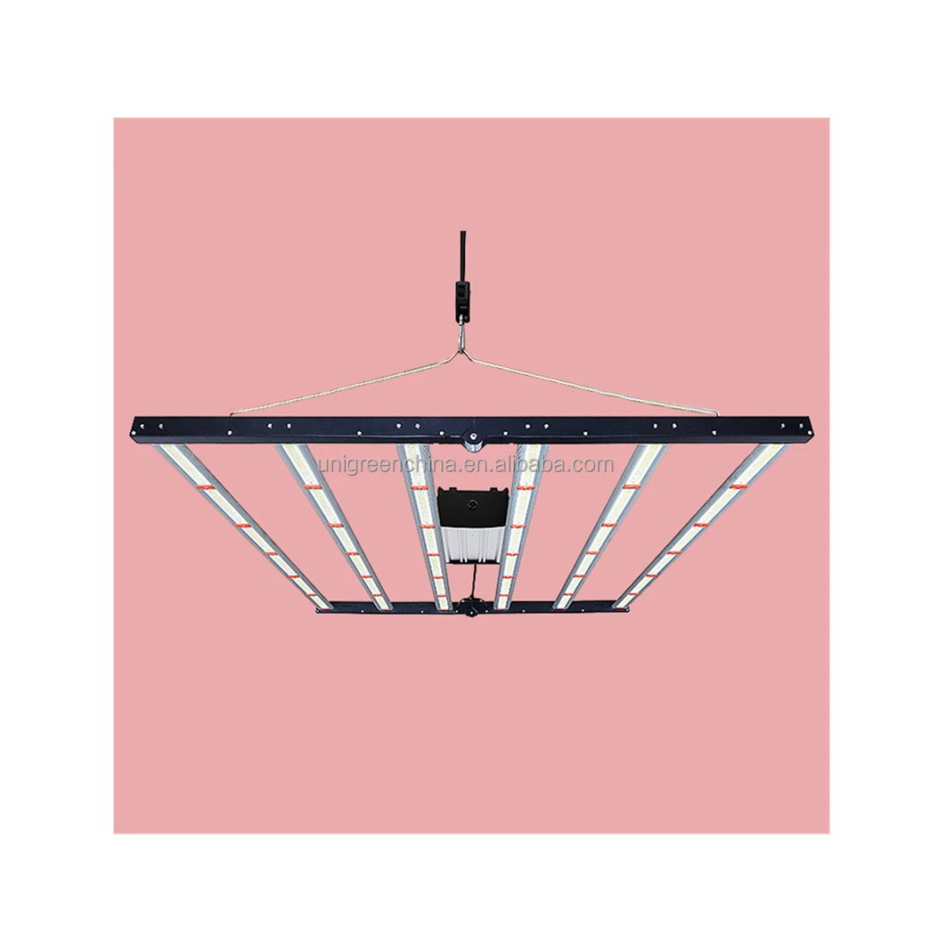 Pre-assembled 630W PPD 3.1umol Samsung LM301h 6 Bar Foldable Led Grow Lights Led Grow Light Sulight Led Grow Light Hydroponic