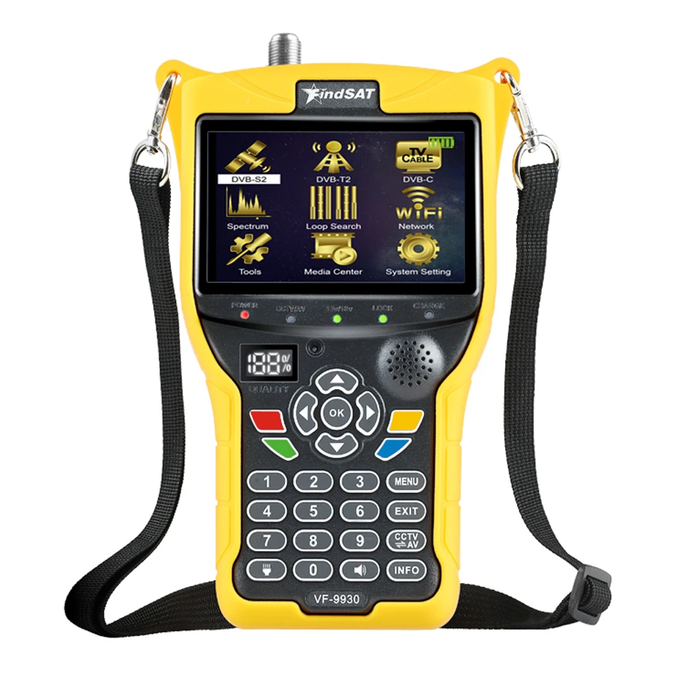 Оригинальный findsat VF-9930 DVB-S2 DVB-T2 DVB-C AHD H.265 спутниковый Finder метр искатель лучше чем ST-5150