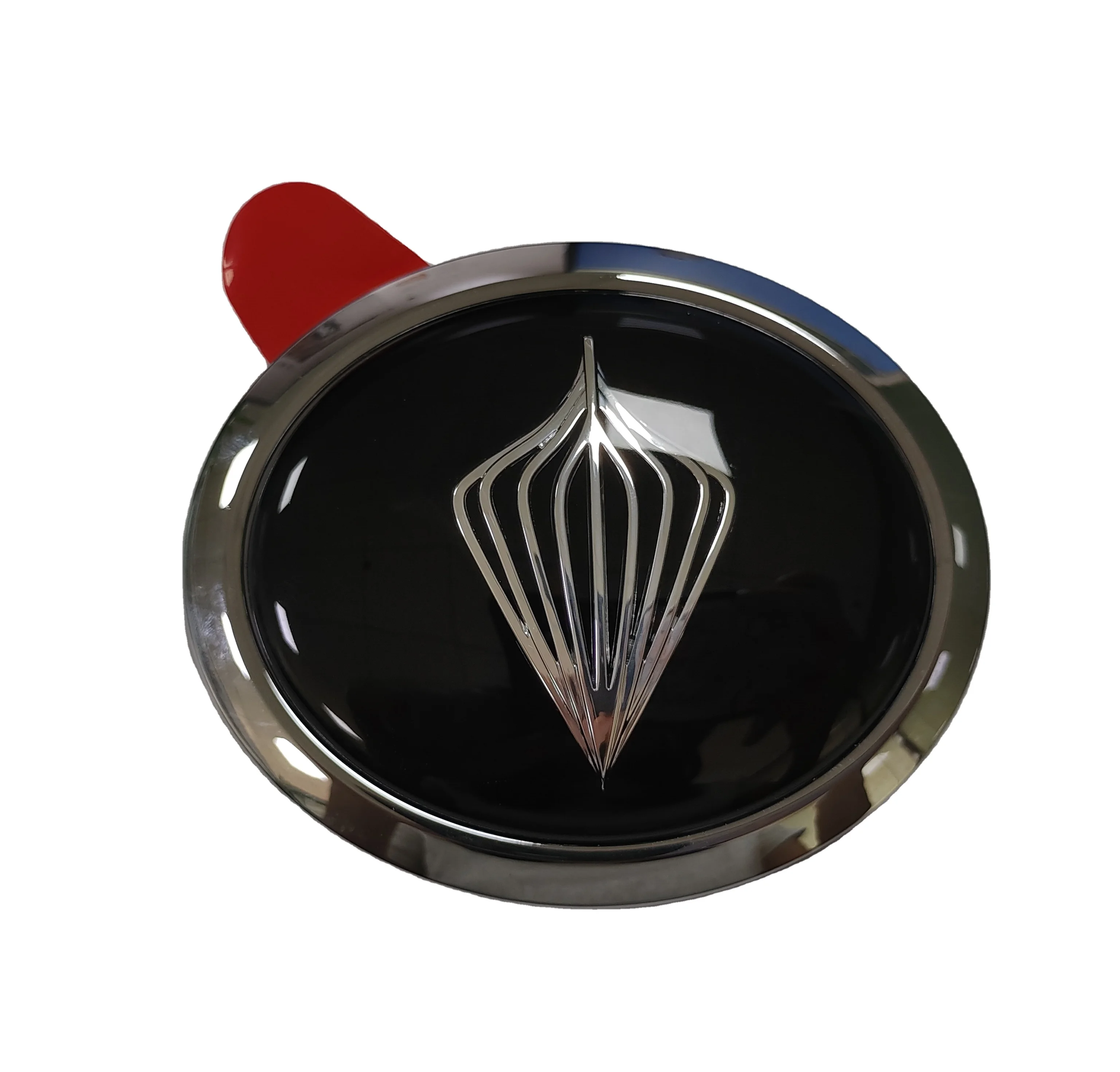 Cheap Wholesale Custom 3D plastic Car badges Bright Black Plastic Label