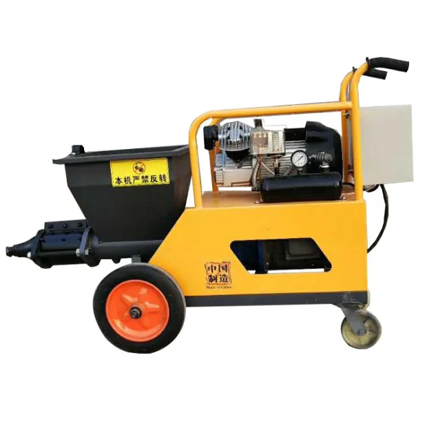 
cement mortar plaster machine/gypsum putty spraying pump machine Gypsum Plaster Spraying Machine 