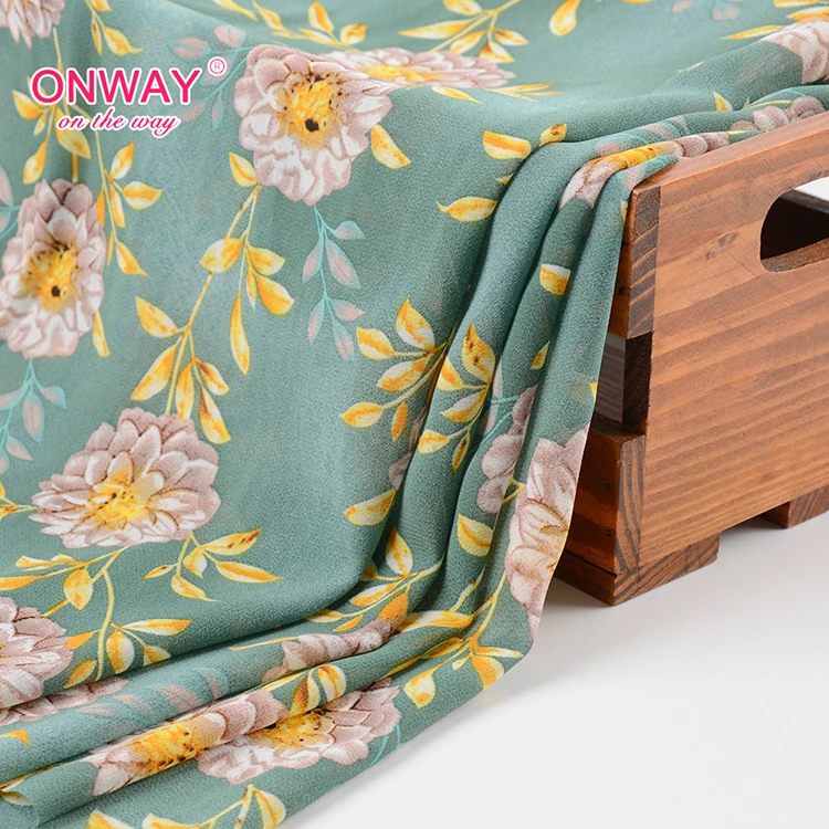 
Fast delivery elegant smooth comfortable floral viscose fabric printed 