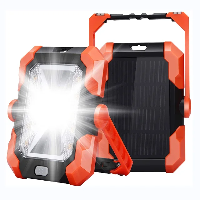 Stock 4400mAh High Capacity Outdoor Rechargeable Super Bright LED Solar Work Light