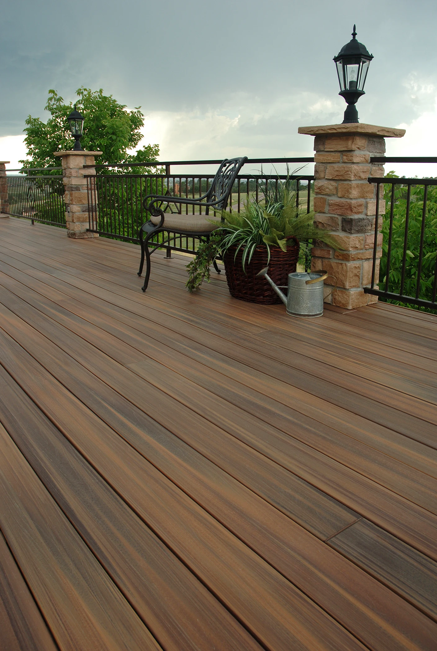 Made in China Wood plastic flooring wpc outdoor waterproof terrase deck