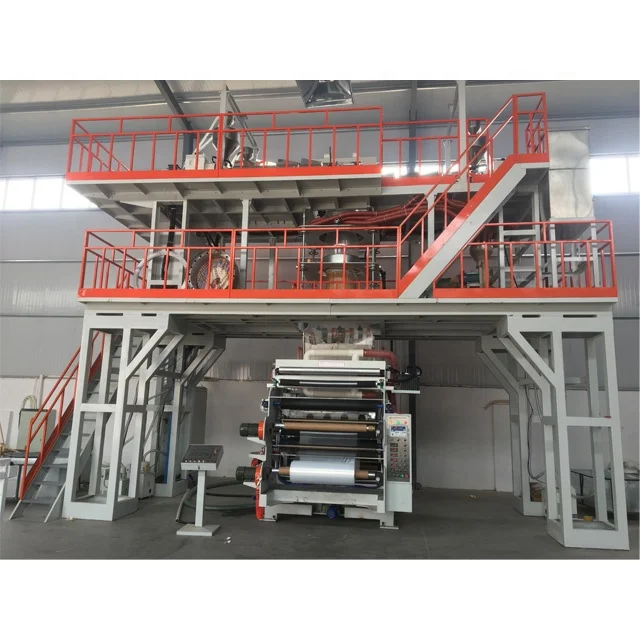 200-250 кг Выходная 3-слойная соэкструзионная машина для выдувания пленки производственная линия