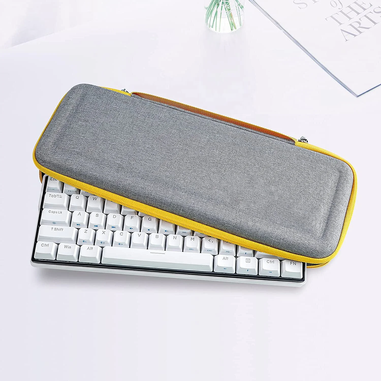 Индивидуальная Защитная сумка для беспроводной клавиатуры и мыши EVA чехол для переноски жесткий Дорожный Чехол для механической клавиатуры компьютера