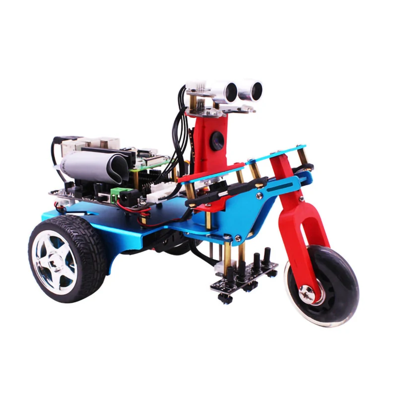 Factory Price Trikebot Lithium Battery Smart Robot With WIFI Camera For Raspberry Pi 4b/3b+