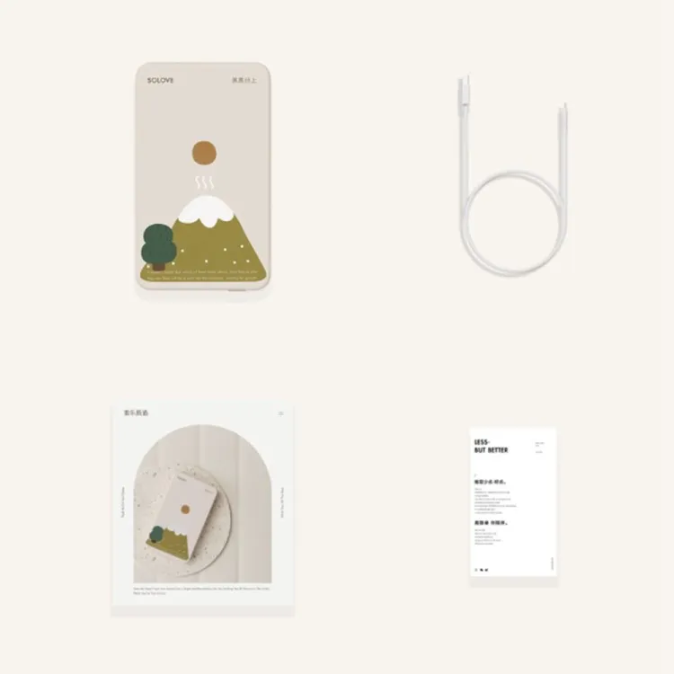 W9 5000mAh Phone Power Bank 15W Magnetic Wireless Charger Phone Battery Pack