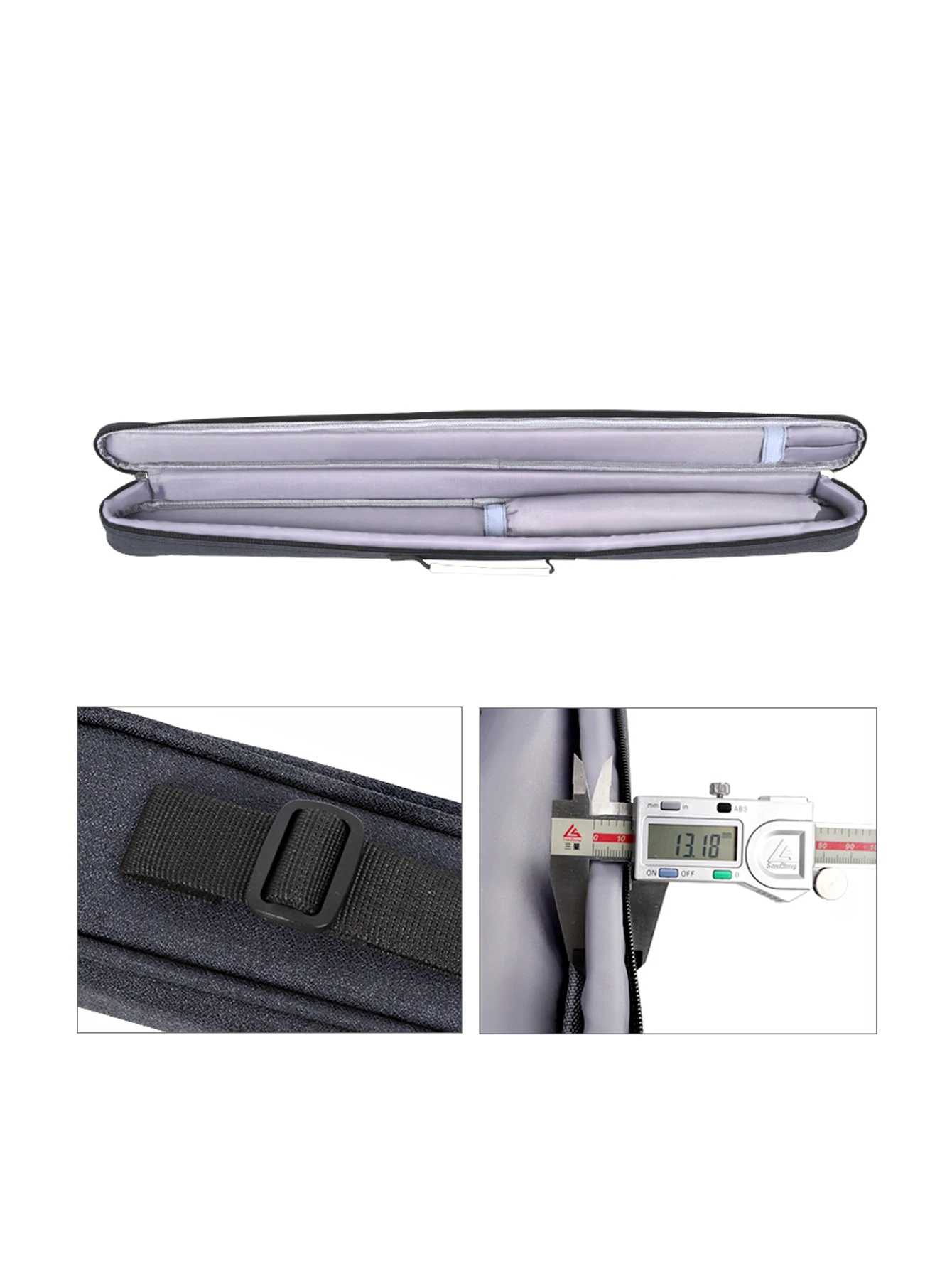 Monochrome simplicity can be customized logo one shoulder or handheld portable billiard cue case
