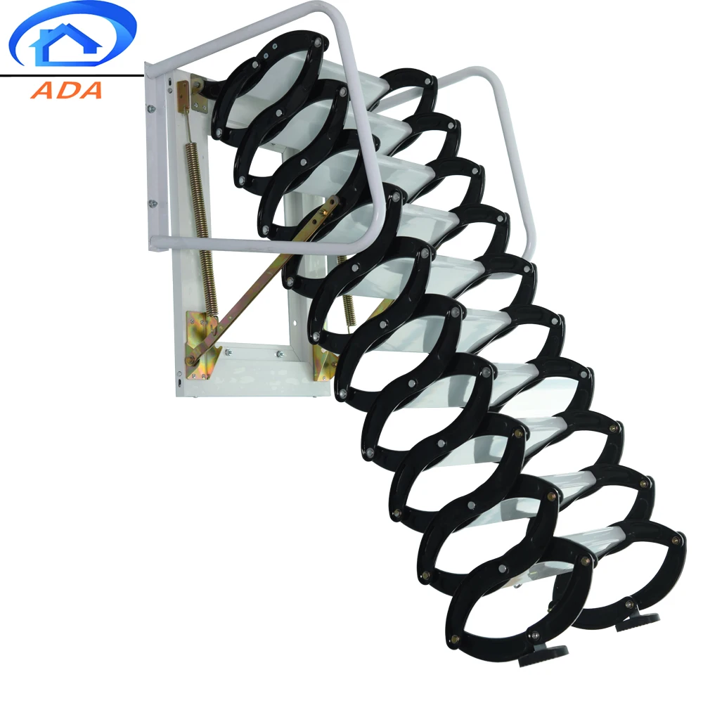 Manual Operated Home Space Saving Removable Outdoor Retractable Ladder