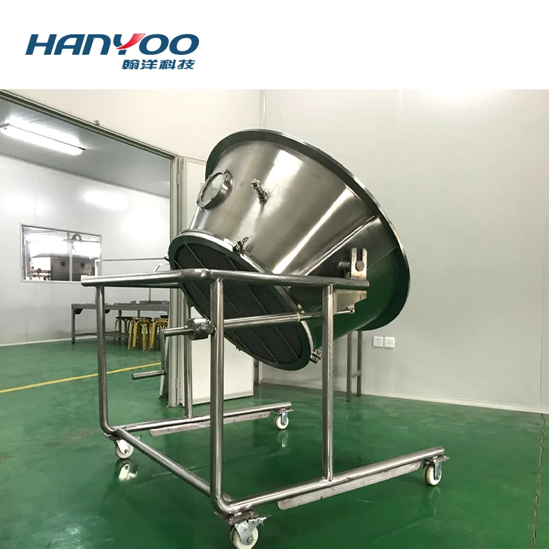 HANYOO FL Series Factory Supply High Quality fluid bed dryer fluidized bed granulator