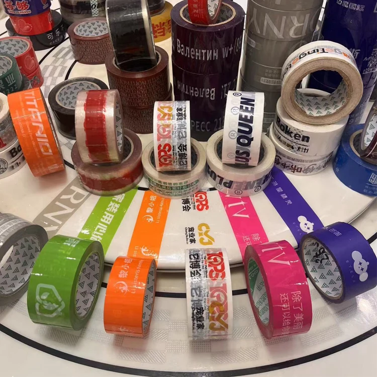 custom printing adhesive packing tapes bopp tape sealing packaging transparent tape for carton