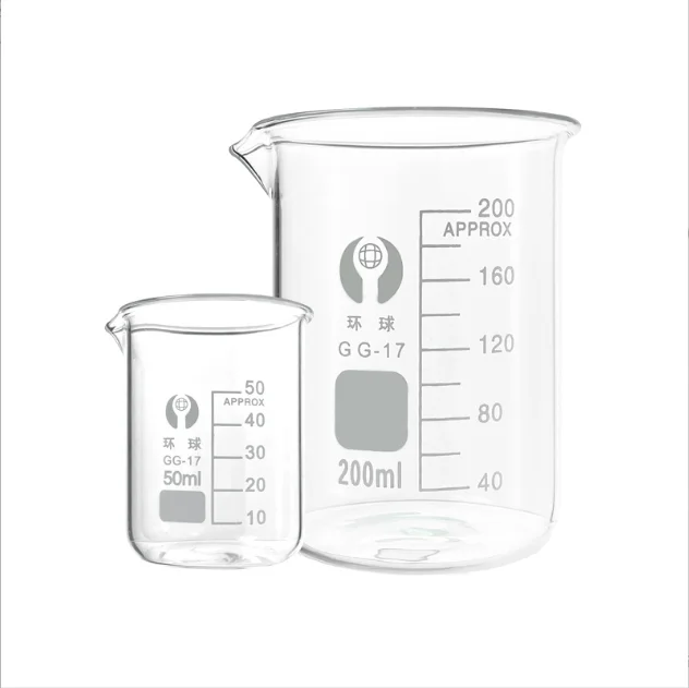 5 мл 25 мл 50 мл 100 мл 150 мл 250 мл 500 мл 1000 мл 2000mlPyrex боросиликатный стеклянный стакан