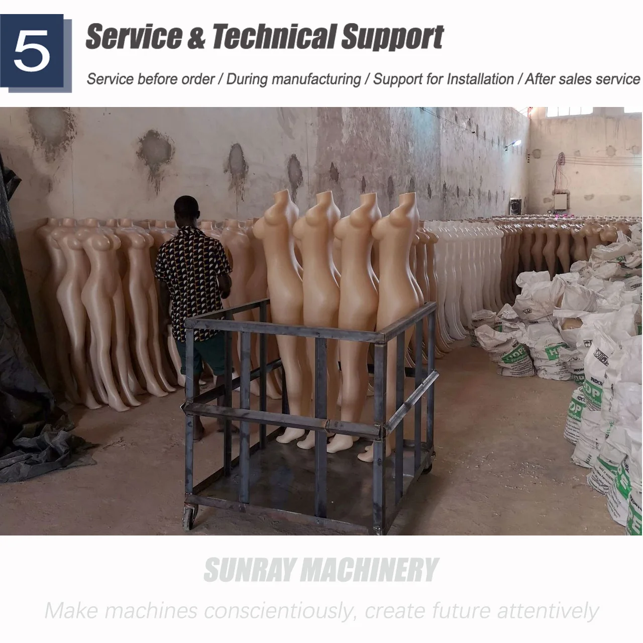 Male Female Plastic Mannequin Making Machine Mannequin Head with Shoulders Extrusion Blow Moulding Machine