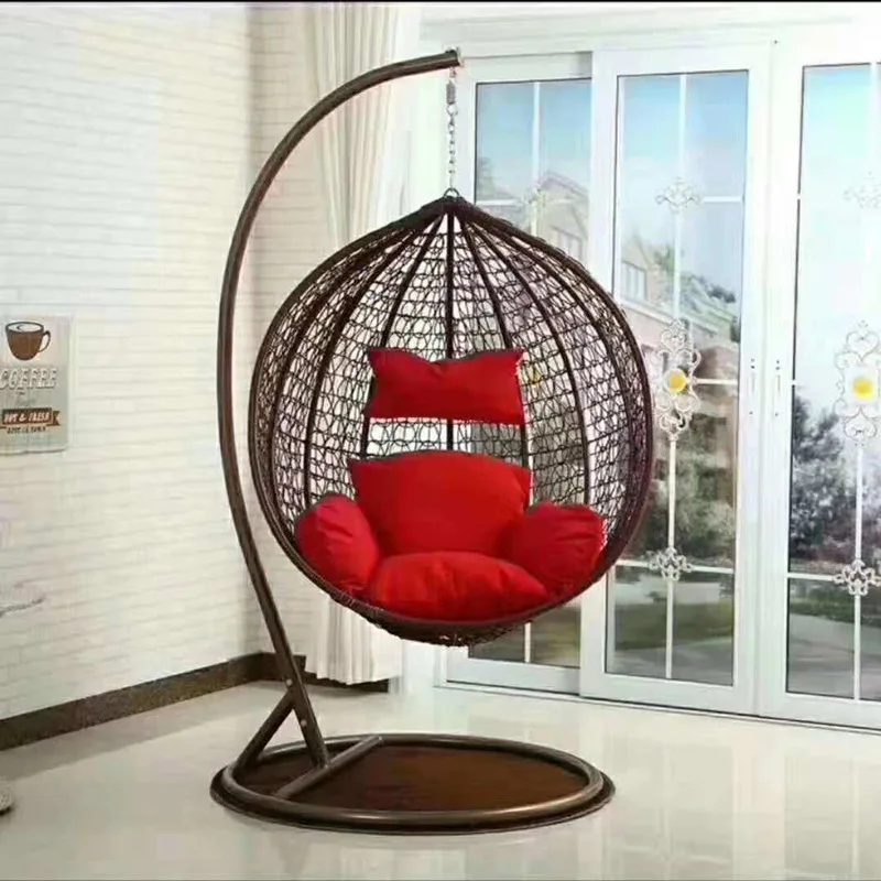 
Jiahe high quality Patio Outdoor Swing egg Wicker Hanging Chair 