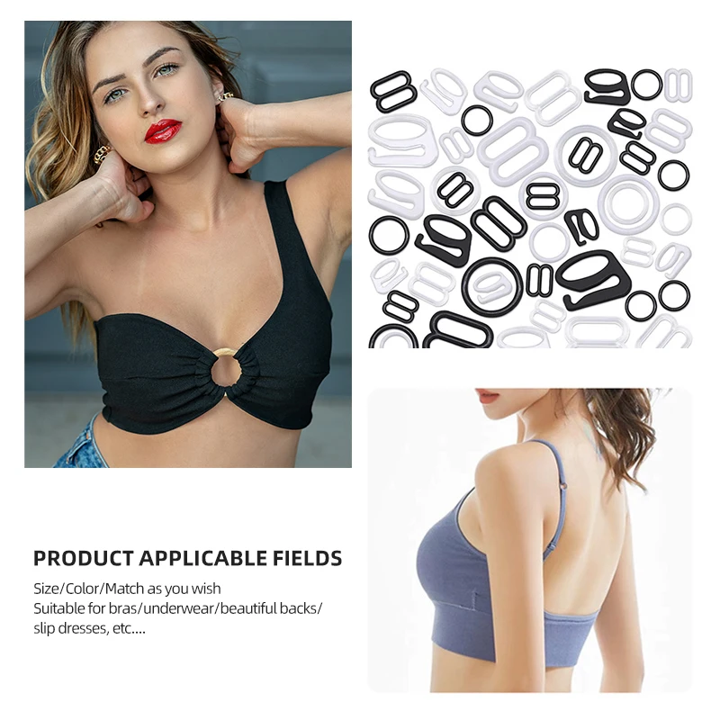 Factory wholesale custom underwear accessory Lingerie Rings And Sliders For Underwear Lingerie Accessory