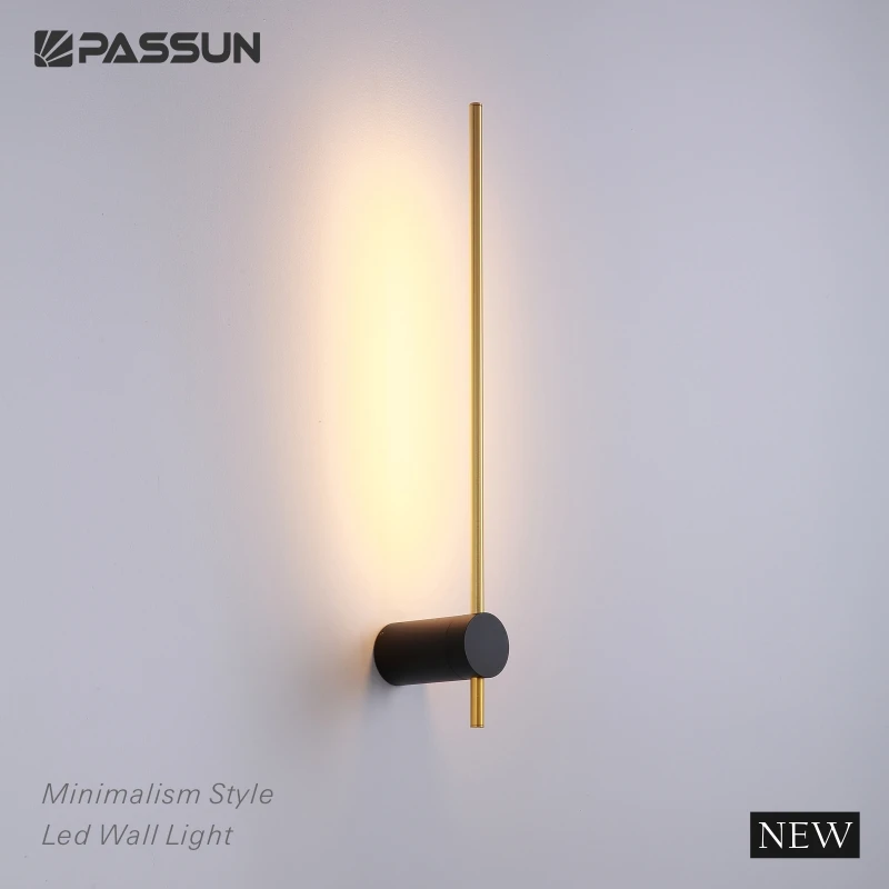 Modern indoor luxury living room background long arm led wal lamp decorative wall sconce